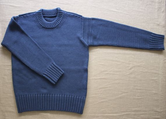 藍染め3Gニット